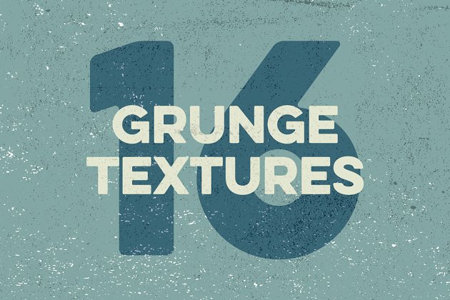 污渍纹理背景 16 Grunge Textures