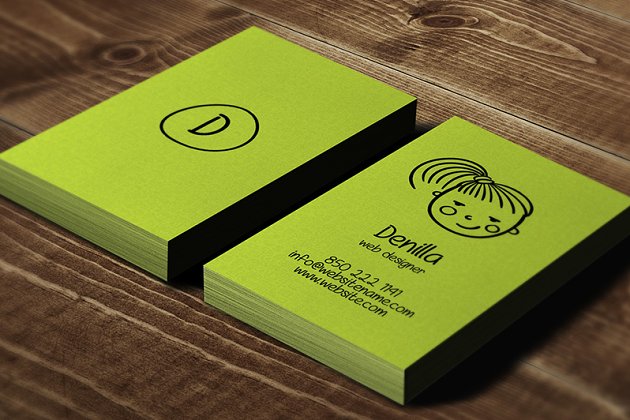 简单的虚拟形象名片 Avatar Individual Business Card