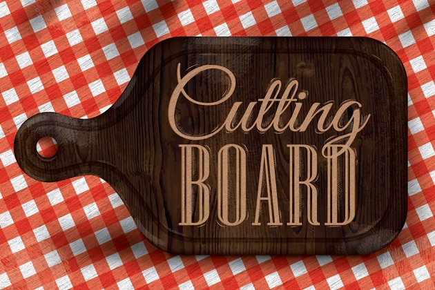 菜板切肉板创意素材 Poster cutting board