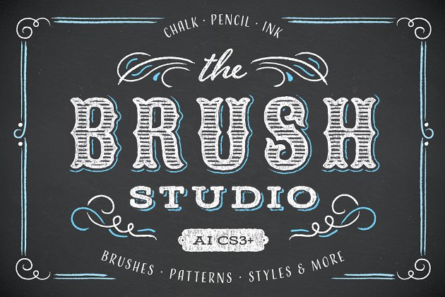 笔刷特效素材包 The Brush Studio