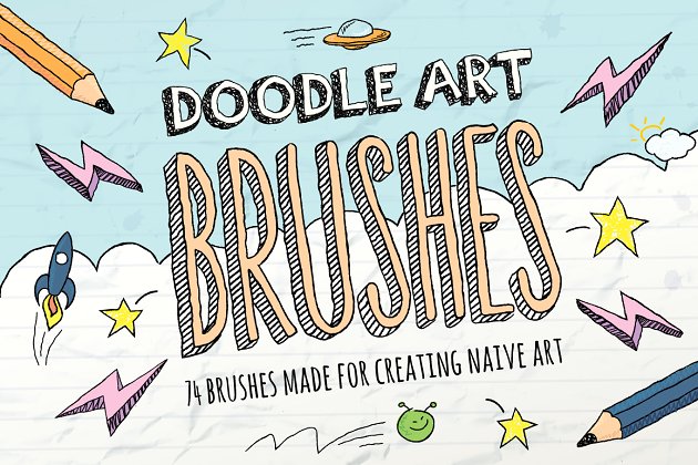 涂鸦笔刷 Doodle Brushes