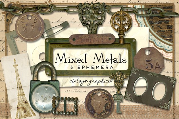 混合金属图形 Mixed Metals & Ephemera Graphics