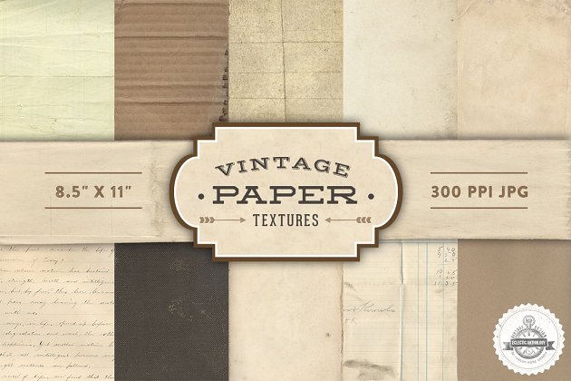 经典复古的纸张背景纹理素材 Vintage Paper Textures – No. 1