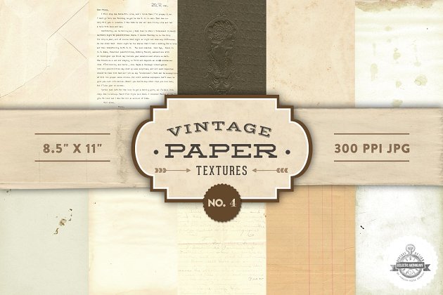 经典纸纹理 Vintage Paper Textures – No. 4