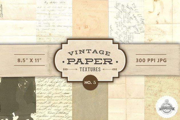 经典的纸张背景纹理素材 Vintage Paper Textures – No. 5