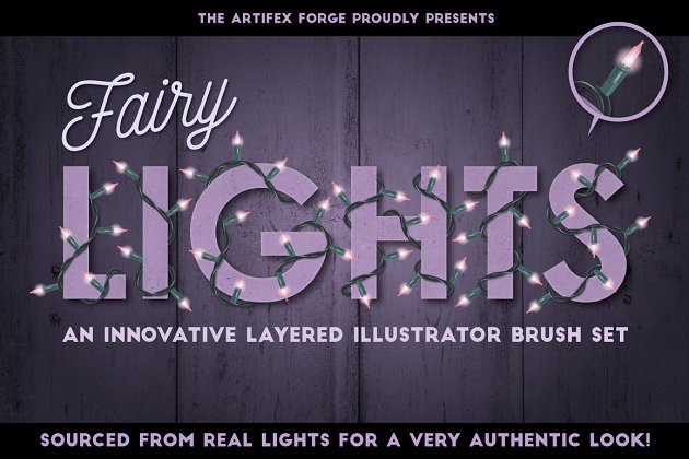 彩灯笔刷 Fairy Light Brushes