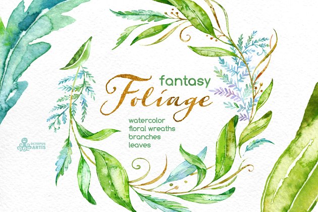 梦幻的花卉素材合集 Fantasy Foliage. Floral collection