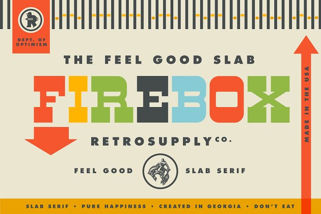 Firebox | Slab衬线字体 Firebox | Slab Serif Font