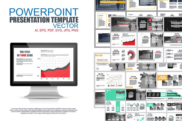常用的业务汇报PPT模板 Powerpoint Slide Templates