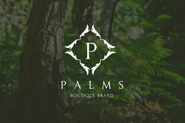 logo素材模板 Palms Brand