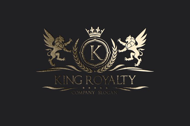 奢华logo设计模板 King Royalty