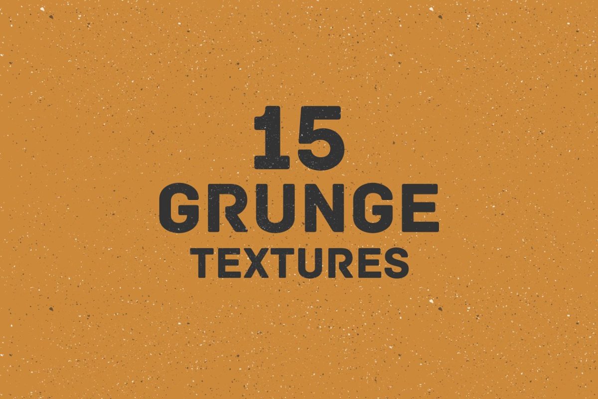 粗糙的背景纹理素材 15 Grunge Textures