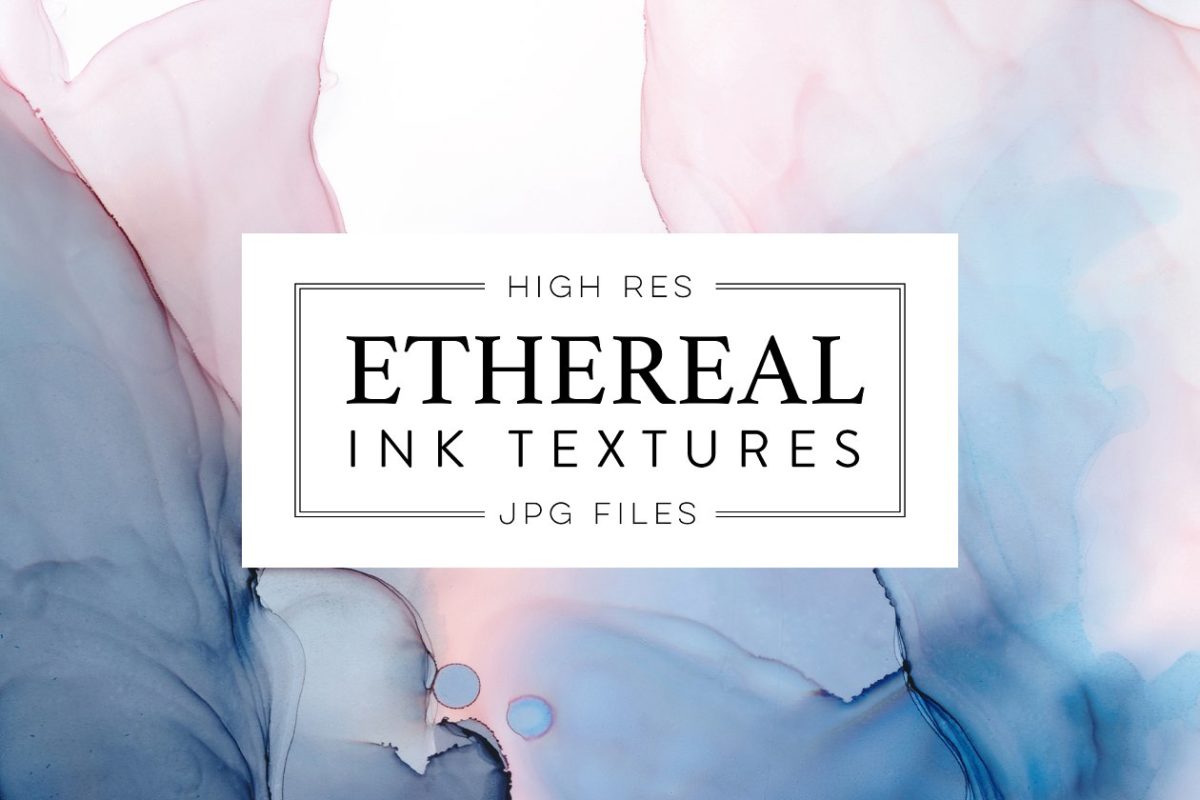水墨运动背景纹理素材 Ethereal Ink Texture Collection