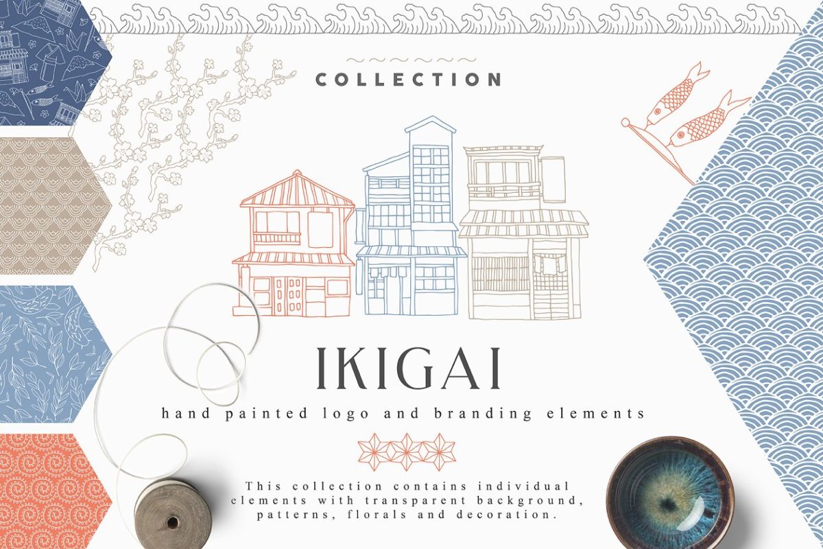 房屋住宅logo图形素材 Ikigai Collection Pro
