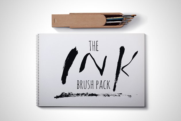 水墨AI笔刷 Ink Brush Pack for Illustrator
