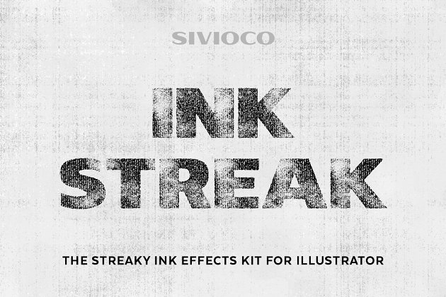 油墨插画动作 Ink Streak – Illustrator Actions