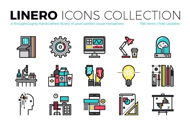 线型图标素材集 Linero Icons Collection