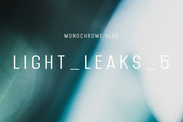 梦幻光线空间素材 Light_Leaks_5 (Monochrome Blue)