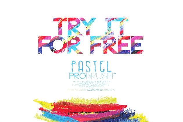 手工笔刷模板 Pastels – ProBrush™