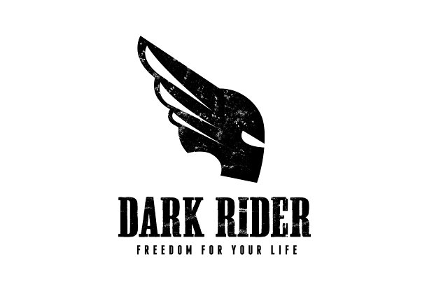 黑暗骑士logo设计模板 Dark Rider