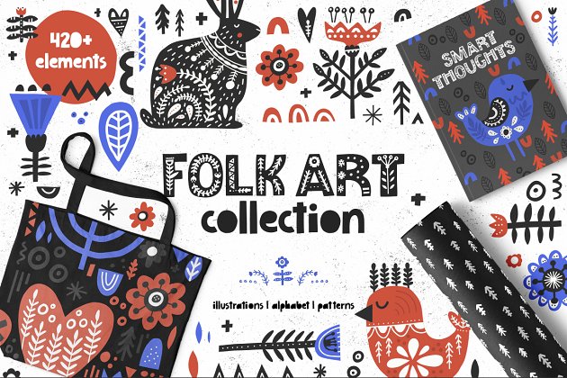 民族艺术图形合集 Folk Art Graphic Collection
