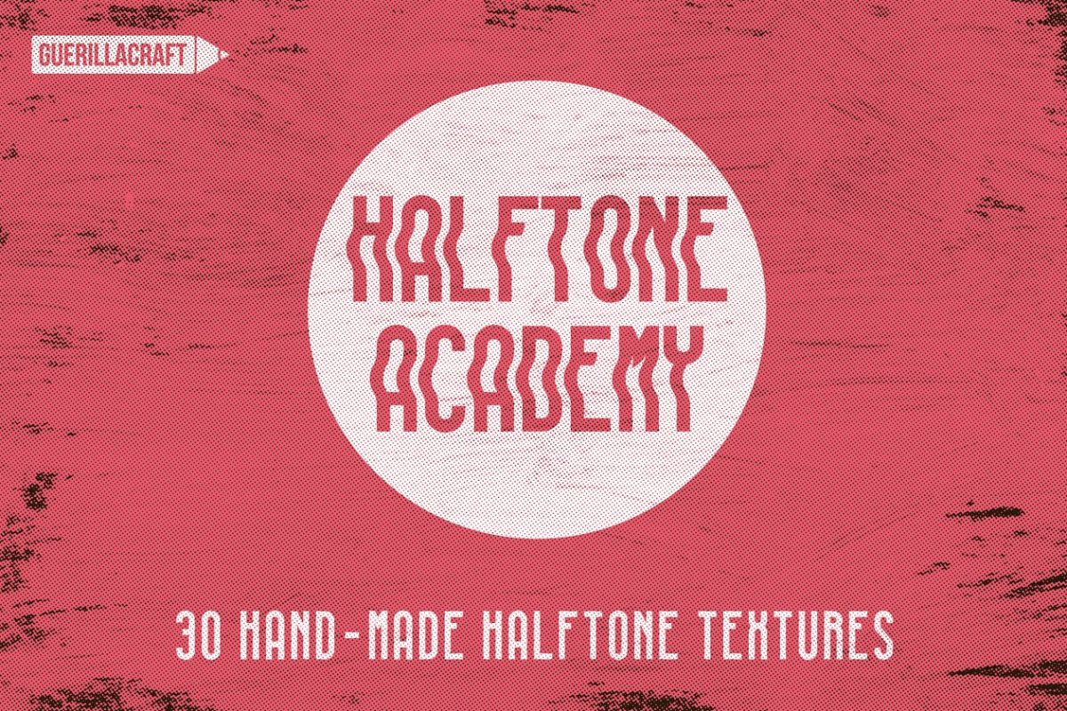 30半色调学院纹理 30 Halftone Academy Textures