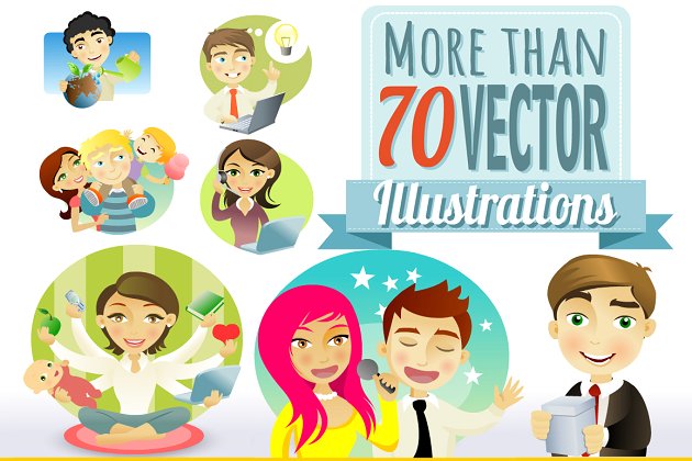 矢量素材包 Vector Illustration Pack