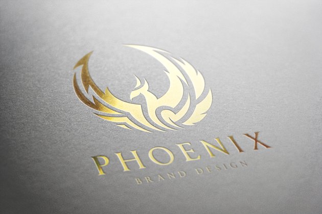 凤凰logo模版 Phoenix