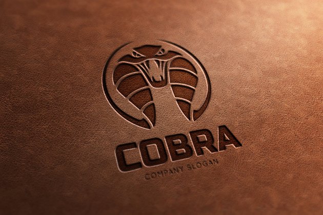 眼镜蛇图形LOGO模板 Cobra Snake Logo