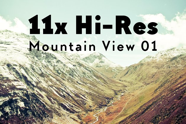 大山的照片素材包 11x Hi-Res The Alps Mountain View I