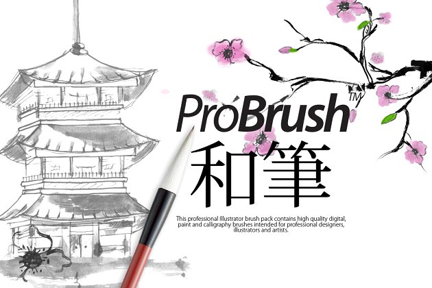 毛笔笔刷 Japan ProBrush™