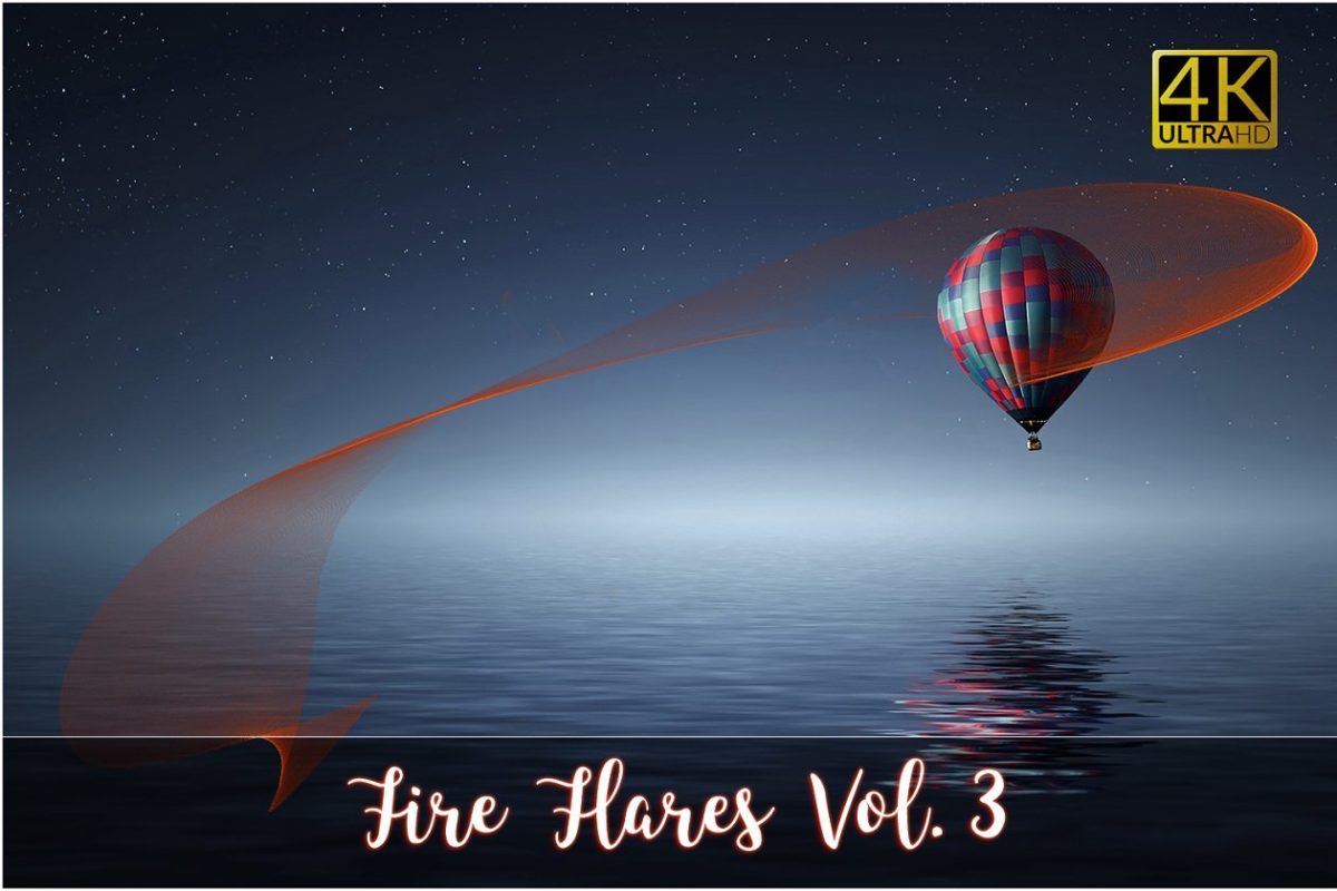 4K级火焰特效素材 4K Fire Flares Overlays Vol. 3