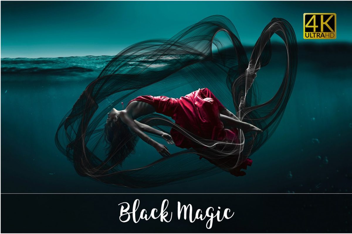 4K黑色魔法图形素材 4K Black Magic Overlays