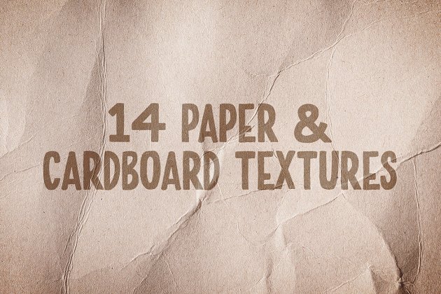 纸板纹理包第二卷 Paper & Cardboard Texture Pack Vol 2