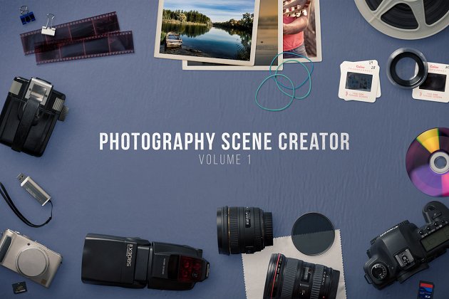 摄影师广告场景制作素材 Photography Scene Creator Volume 1