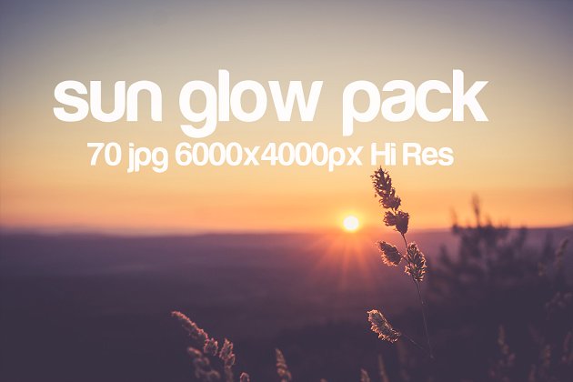 太阳升起的照片素材 sun glow photo pack