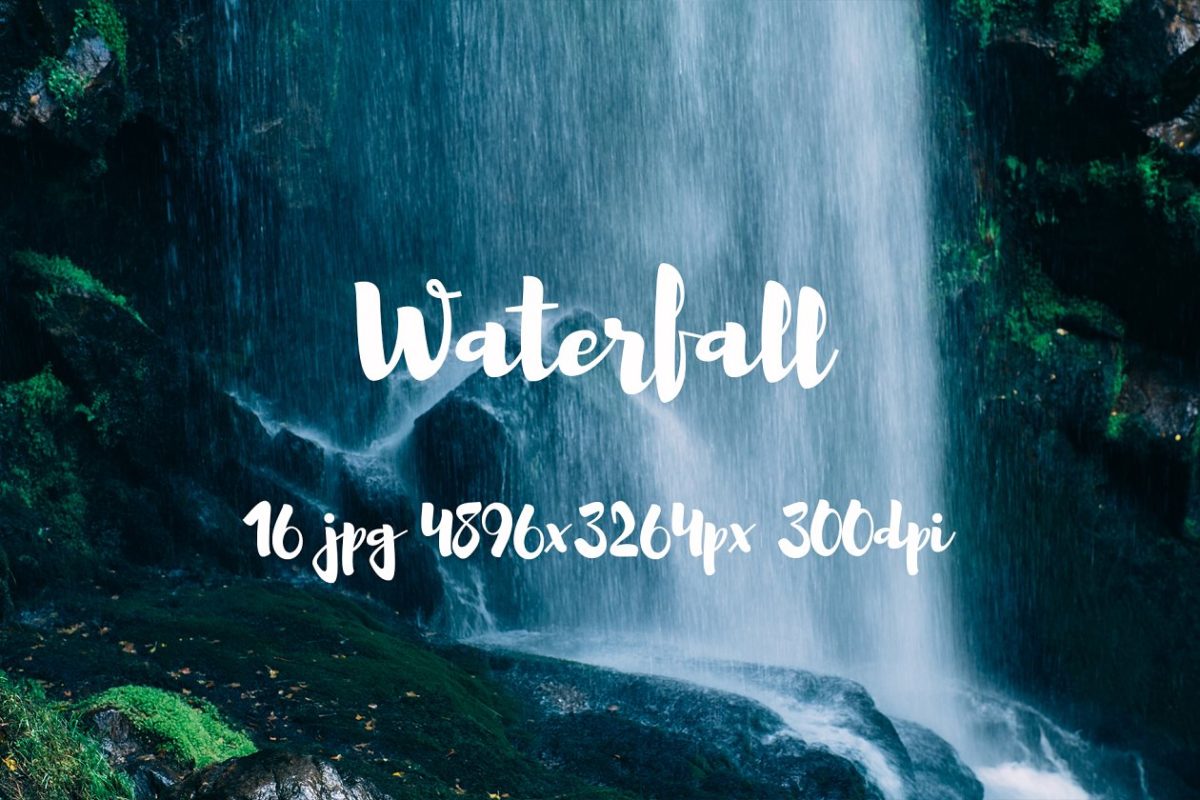 瀑布照片包 Waterfall photo pack