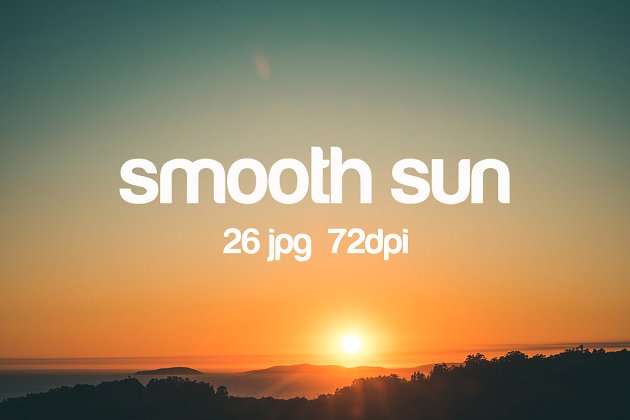 太阳日出照片 smooth sun photo pack