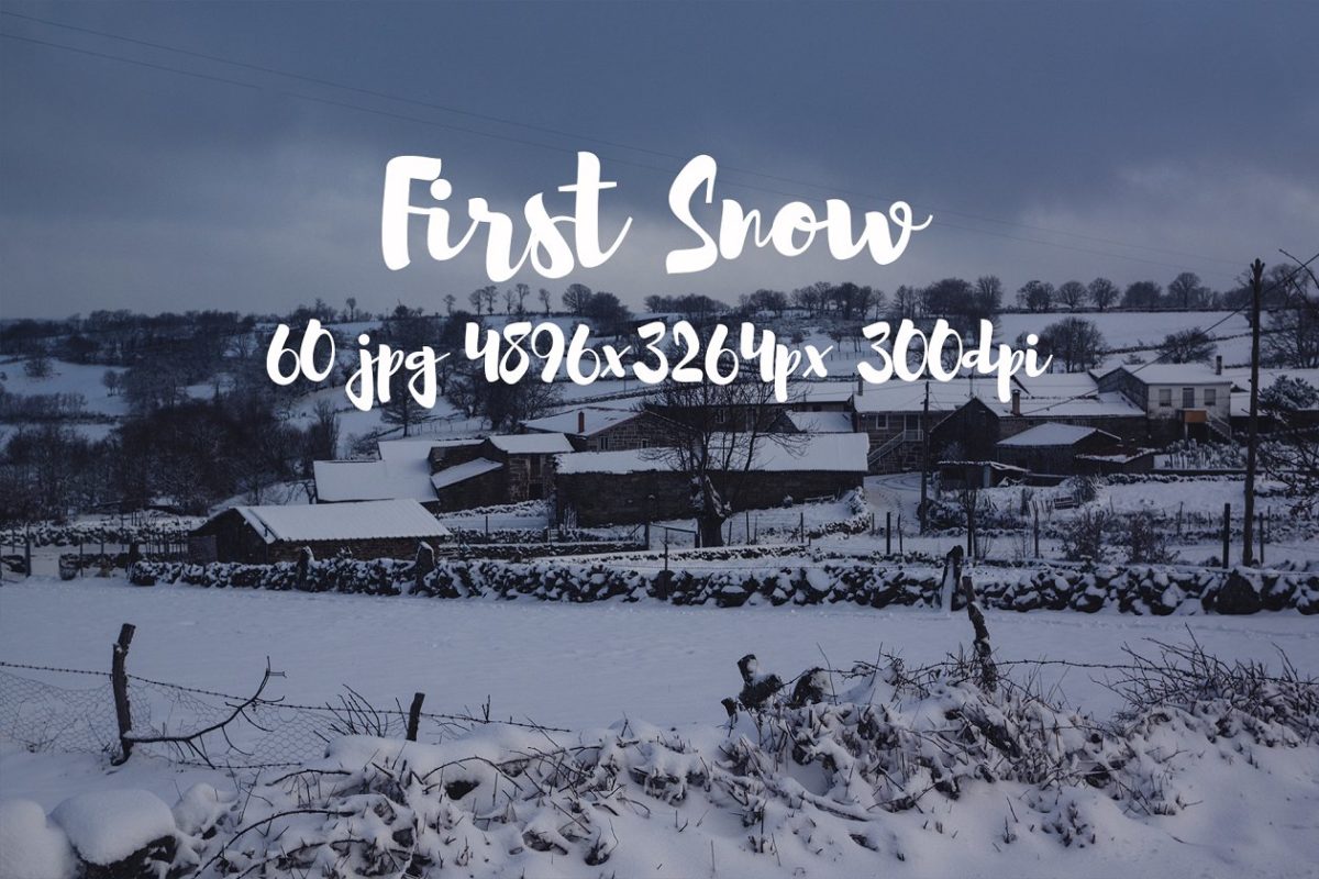 第一场雪图片素材 First Snow photo pack