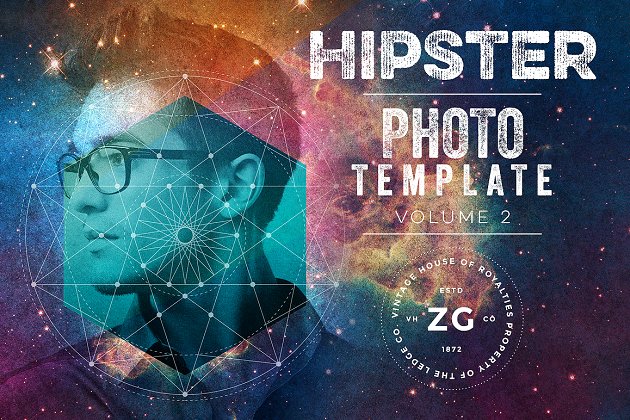 时髦科幻照片模板 Hipster Photo Template V.2