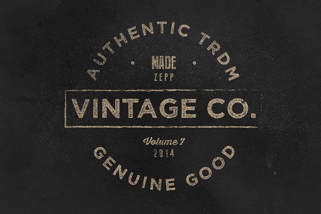 经典logo在线制作模板 Vintage Labels & Logos Vol.7