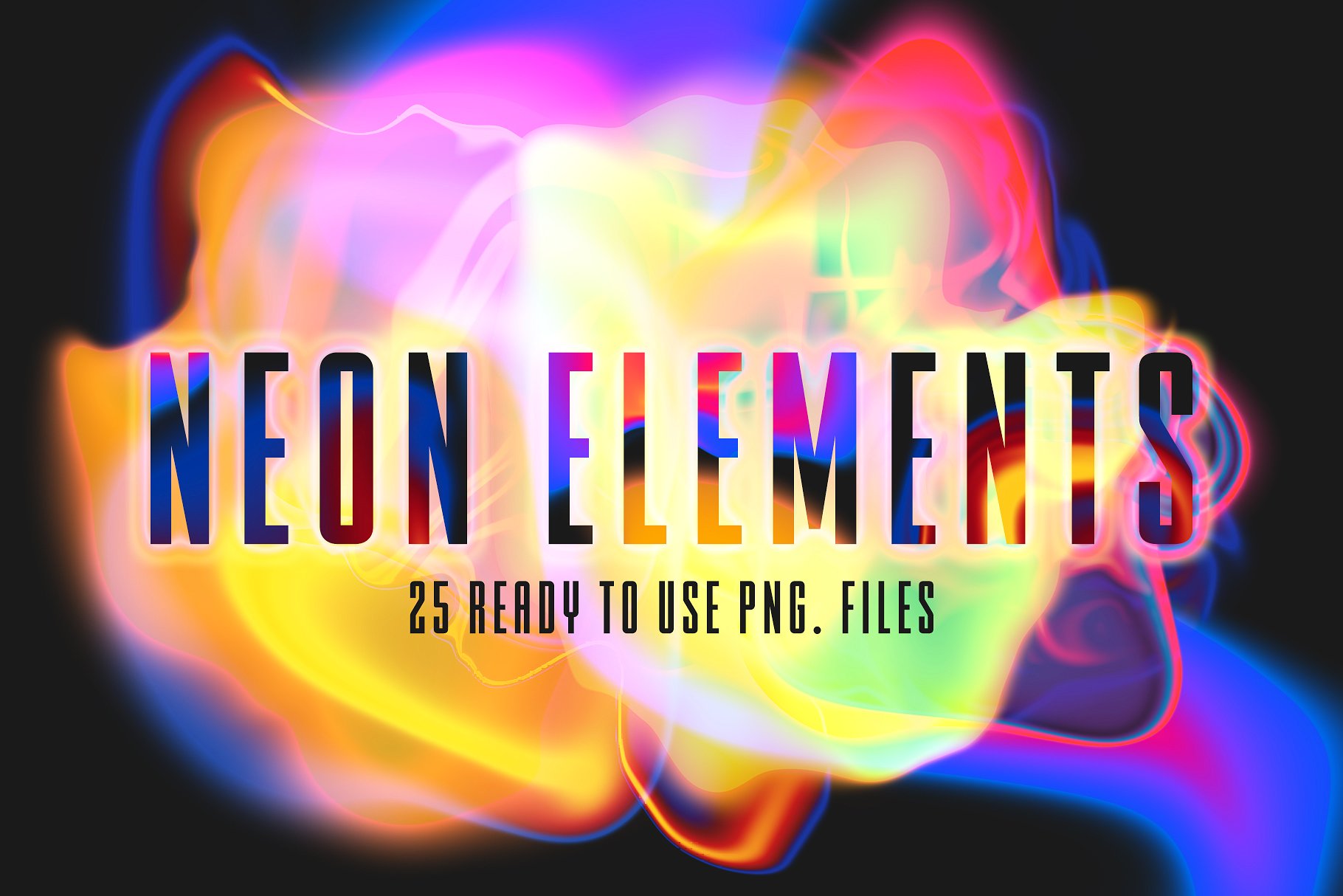 Like effect. Neon element. Neon elements PNG.