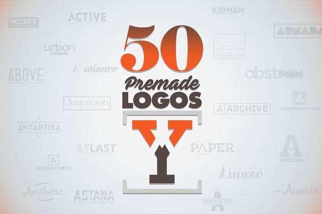 50个 Y 字母为主题的logo模板 50 Letter ‘Y’ Logos Bundle