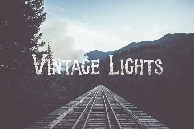 渐变文件纹理素材 "Vintage Lights" Gradients