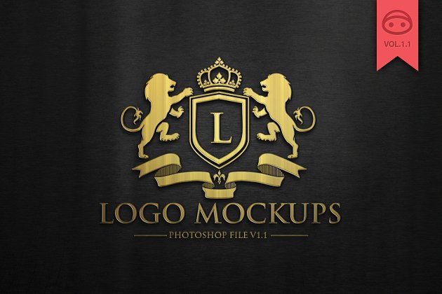 高端logo设计展示样机 Logo Mock-Up V1