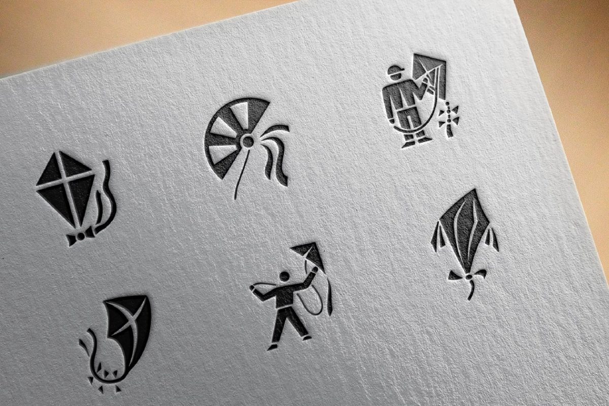 风筝图标素材 Kite icons