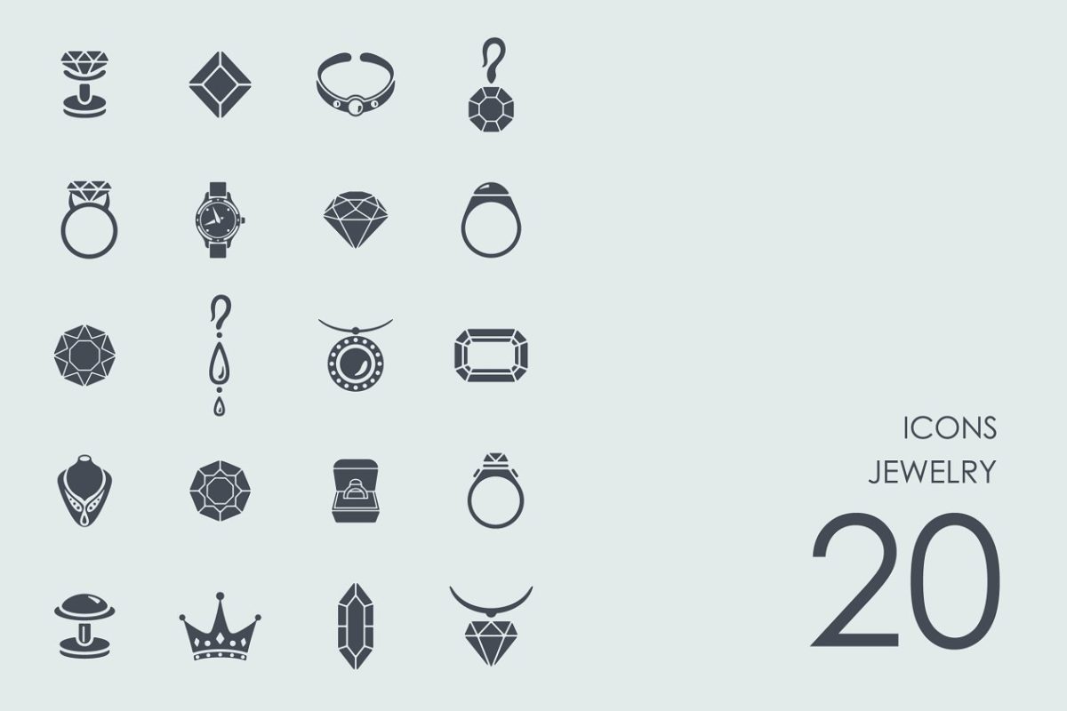 珠宝图标合集 Jewelry icons