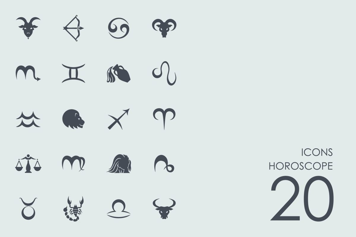 星座图标 Horoscope icons