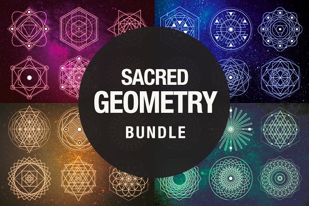 神圣巧妙的几何图形 Sacred Geometry Bundle
