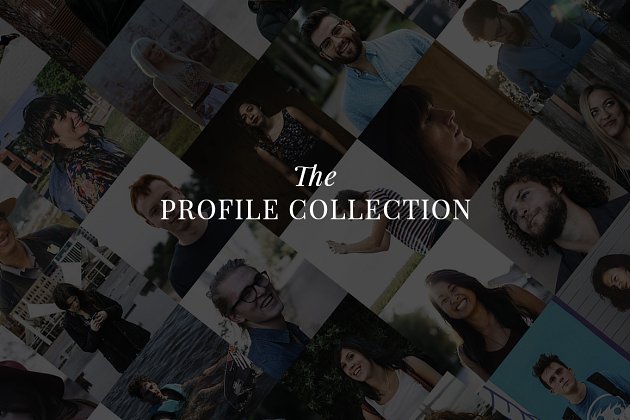 网页必备的图片素材包 The Profile Collection